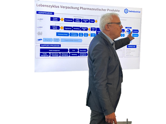 Bild eines Workshops mit Thomas Sievers der Firma Uhlmann